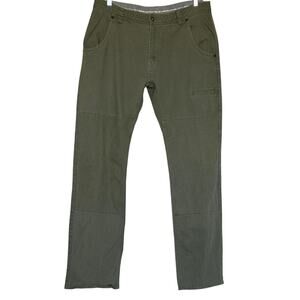 Kavu Mens Outdoor Hiking Pants Size 38 Green Casual EUC